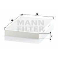 Filter, Innenraumluft - CU 3037 MANN-FILTER Filter, Innenraumluft - CU 3037 MANN-FILTER