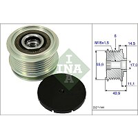 Generatorfreilauf - 535 0012 10 INA Generatorfreilauf - 535 0012 10 INA