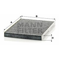 Filter, Innenraumluft adsotop - CUK 2882 MANN-FILTER Filter, Innenraumluft adsotop - CUK 2882 MANN-FILTER
