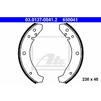 Bremsbackensatz - 03.0137-0041.2 ATE Bremsbackensatz - 03.0137-0041.2 ATE