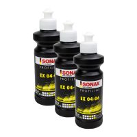 3x SONAX 02421410 ProfiLine EX 04-06 Lackpolitur 250ml 3x SONAX 02421410 ProfiLine EX 04-06 Lackpolitur 250ml