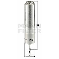 Kraftstofffilter - WK 5001 MANN-FILTER Kraftstofffilter - WK 5001 MANN-FILTER
