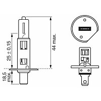 Glühlampe, Hauptscheinwerfer - 1 987 302 411 BOSCH Glühlampe, Hauptscheinwerfer - 1 987 302 411 BOSCH