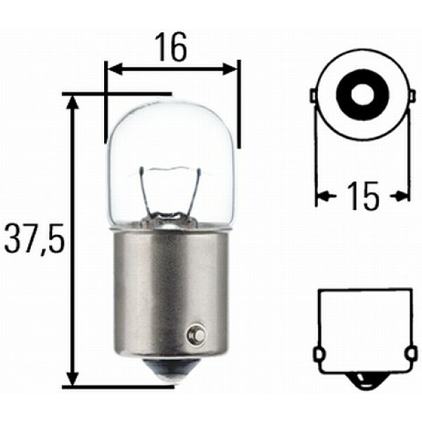 Glühlampe, Blinkleuchte - 8GA 002 071-121 HELLA