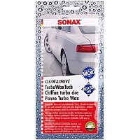 SONAX 04140000 Clean&Drive TurboWaxTuch 40x50 Wachstuch 1 Stück SONAX 04140000 Clean&Drive TurboWaxTuch 40x50 Wachstuch 1 Stück