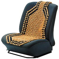 HOLZKUGEL SITZAUFLAGE UNIVERSAL PASSEND 128 x 38 cm WOODEN BEAD CUSHION HOLZKUGEL SITZAUFLAGE UNIVERSAL PASSEND 128 x 38 cm WOODEN BEAD CUSHION