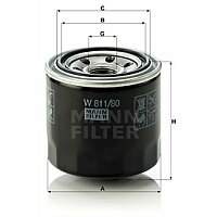 Ölfilter - W 811/80 MANN-FILTER Ölfilter - W 811/80 MANN-FILTER