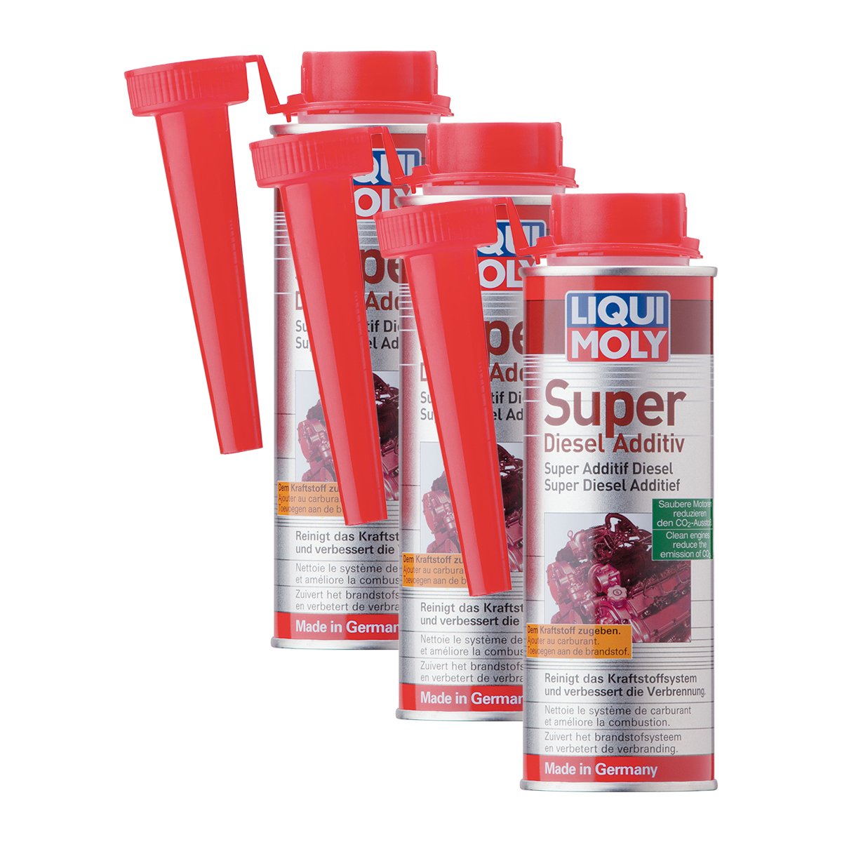 3x LIQUI MOLY 5120 Super Diesel Additiv Kraftstoff Zusatz ...