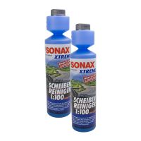2x SONAX 02711410 XTREME ScheibenReiniger 1:100 NanoPro Konzentrat 250ml 2x SONAX 02711410 XTREME ScheibenReiniger 1:100 NanoPro Konzentrat 250ml