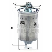 Kraftstofffilter - WK 853/11 MANN-FILTER Kraftstofffilter - WK 853/11 MANN-FILTER