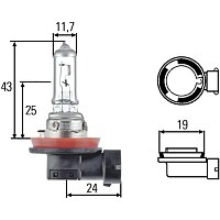 Glühlampe, Hauptscheinwerfer - 8GH 008 358-151 HELLA Glühlampe, Hauptscheinwerfer - 8GH 008 358-151 HELLA