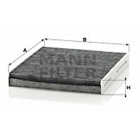 Filter, Innenraumluft adsotop - CUK 2545 MANN-FILTER Filter, Innenraumluft adsotop - CUK 2545 MANN-FILTER