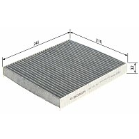 Filter, Innenraumluft - 1 987 432 357 BOSCH Filter, Innenraumluft - 1 987 432 357 BOSCH