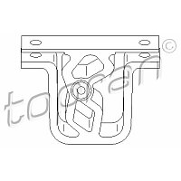 Halter, Schalldämpfer - 500 172 TOPRAN Halter, Schalldämpfer - 500 172 TOPRAN