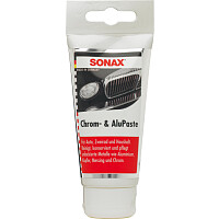 SONAX 03080000 Chrom- & AluPaste Poliermittel Pflegepaste 75ml SONAX 03080000 Chrom- & AluPaste Poliermittel Pflegepaste 75ml