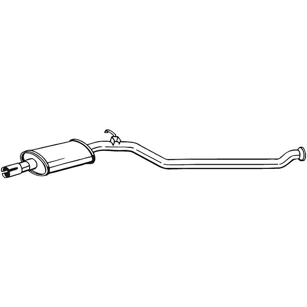 Mittelschalldämpfer BOSAL 284-621