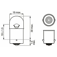 Glühlampe, Blinkleuchte - 1 987 302 204 BOSCH Glühlampe, Blinkleuchte - 1 987 302 204 BOSCH
