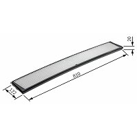 Filter, Innenraumluft - 1 987 432 424 BOSCH Filter, Innenraumluft - 1 987 432 424 BOSCH