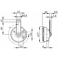 Horn - 9 320 332 803 BOSCH Horn - 9 320 332 803 BOSCH