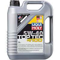 LIQUI MOLY 3701 Top Tec 4100 5W-40 Motoröl BMW FORD MB FIAT RENAULT 5L LIQUI MOLY 3701 Top Tec 4100 5W-40 Motoröl BMW FORD MB FIAT RENAULT 5L