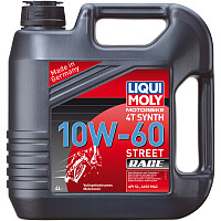LIQUI MOLY 1687 Motorbike 4T Synth Motoröl Street Race 10W-60 4L LIQUI MOLY 1687 Motorbike 4T Synth Motoröl Street Race 10W-60 4L