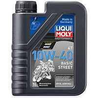 LIQUI MOLY 3044 Motorbike 4T Basic Street Motoröl Engine Oil 10W-40 1L LIQUI MOLY 3044 Motorbike 4T Basic Street Motoröl Engine Oil 10W-40 1L
