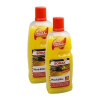 2x SONAX 03133410 Wasch & Wax Lackpflege Konservierung 1L 2x SONAX 03133410 Wasch & Wax Lackpflege Konservierung 1L