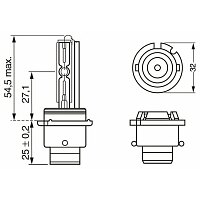 Glühlampe, Fernscheinwerfer - 1 987 302 904 BOSCH Glühlampe, Fernscheinwerfer - 1 987 302 904 BOSCH