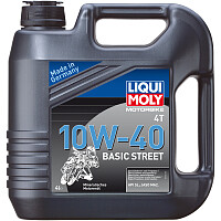 LIQUI MOLY 3046 Motorbike 4T Motoröl Basic Street 10W-40 4L LIQUI MOLY 3046 Motorbike 4T Motoröl Basic Street 10W-40 4L