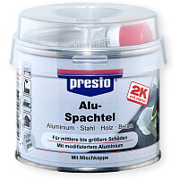 PRESTO 600351 ALU-SPACHTEL POLYESTERMETALLSPACHTEL FÜLLSPACHTEL 250 g PRESTO 600351 ALU-SPACHTEL POLYESTERMETALLSPACHTEL FÜLLSPACHTEL 250 g