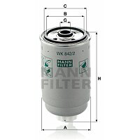 Kraftstofffilter - WK 842/2 MANN-FILTER Kraftstofffilter - WK 842/2 MANN-FILTER