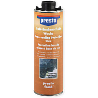 PRESTO 603246 UNTERBODENSCHUTZ AUF WACHSBASIS STEINSCHLAGSCHUTZ HELL 1 l PRESTO 603246 UNTERBODENSCHUTZ AUF WACHSBASIS STEINSCHLAGSCHUTZ HELL 1 l