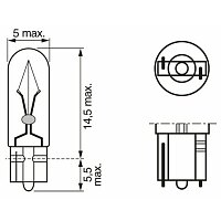 Glühlampe, Kennzeichenleuchte - 1 987 302 240 BOSCH Glühlampe, Kennzeichenleuchte - 1 987 302 240 BOSCH