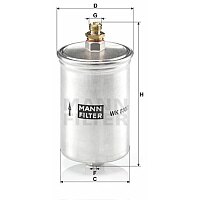 Kraftstofffilter - WK 830/3 MANN-FILTER Kraftstofffilter - WK 830/3 MANN-FILTER