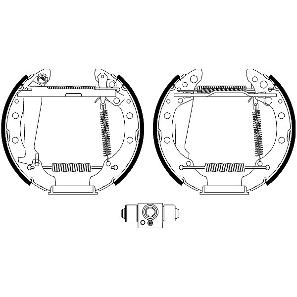 Bremsbackensatz Shoe Kit Pro - 8DB 355 022-711 HELLA