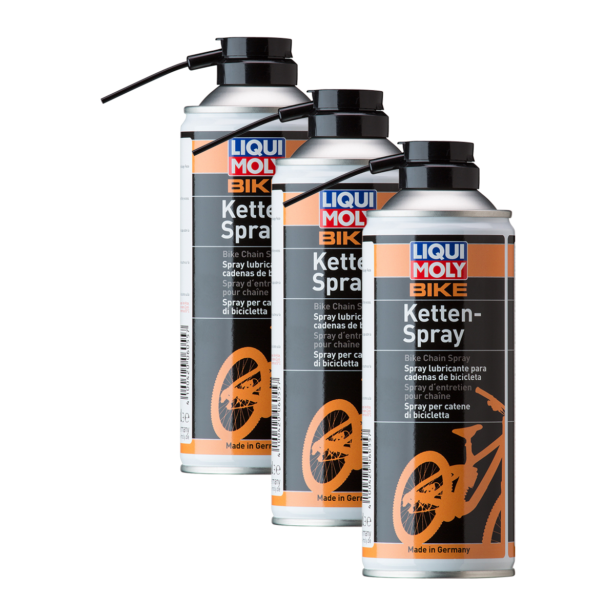 3x LIQUI MOLY 6055 Bike Kettenspray EBike Fahrrad Spray