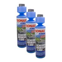 3x SONAX 02711410 XTREME ScheibenReiniger 1:100 NanoPro Konzentrat 250ml 3x SONAX 02711410 XTREME ScheibenReiniger 1:100 NanoPro Konzentrat 250ml