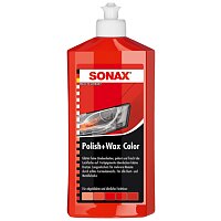 SONAX 02964000 Polish & Wax Color NanoPro rot Autopolitur Wachs 500ml SONAX 02964000 Polish & Wax Color NanoPro rot Autopolitur Wachs 500ml