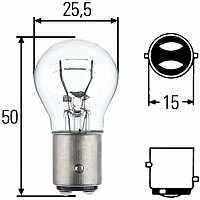 Glühlampe, Blinkleuchte - 8GD 002 078-121 HELLA Glühlampe, Blinkleuchte - 8GD 002 078-121 HELLA