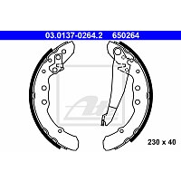 Bremsbackensatz - 03.0137-0264.2 ATE Bremsbackensatz - 03.0137-0264.2 ATE